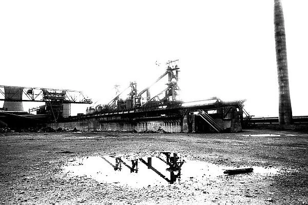 Consett Steelworks being demolished in 1981. 09  /  01  /  81