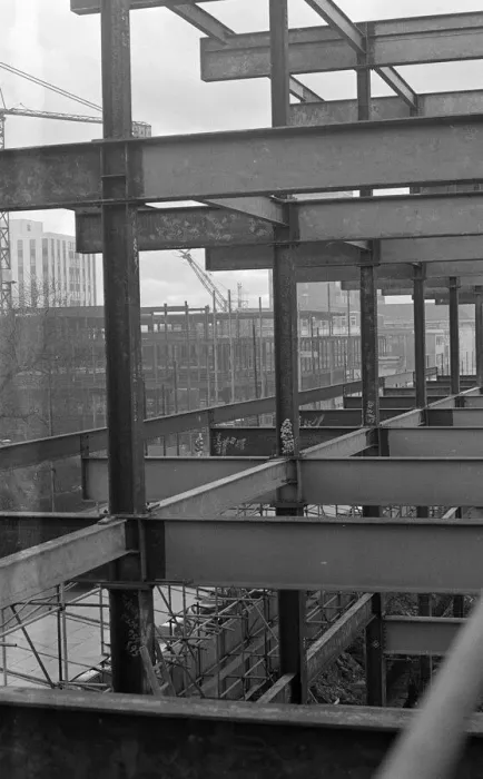 Framed Print : Construction of the Cleveland Centre, Middlesbrough. 1971 Framed Print : Construction of the Cleveland Centre, Middlesbrough. 1971