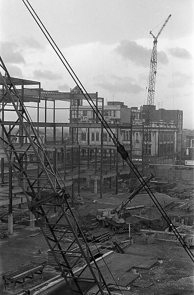Construction of the Cleveland Centre, Middlesbrough. 1971