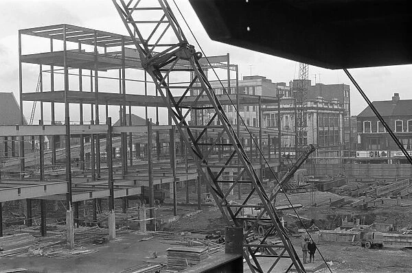 Construction of the Cleveland Centre, Middlesbrough. 1971