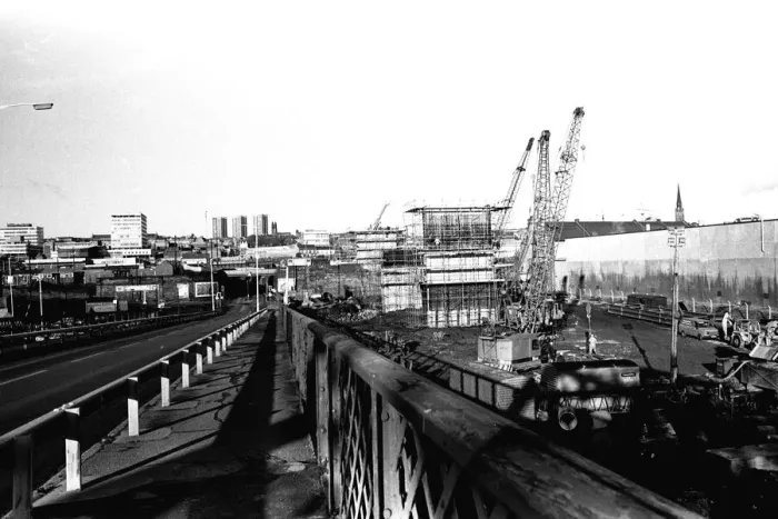 Framed Print : The construction of the new Redheugh Bridge across the River Tyne in Newcastle 12 January Framed Print : The construction of the new Redheugh Bridge across the River Tyne in Newcastle 12 January