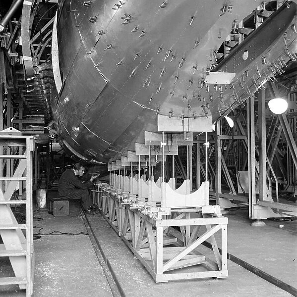 Construction of a Vickers Viking aeroplane. 12th September 1946