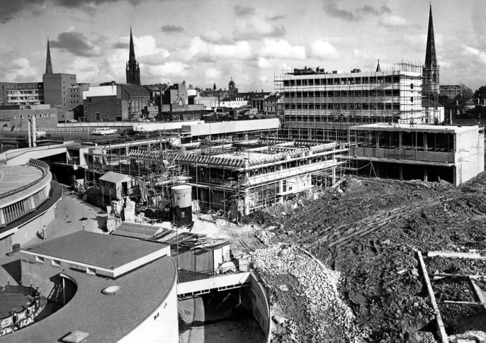 Framed Print : The continuing redevelopment of Coventrys city centre