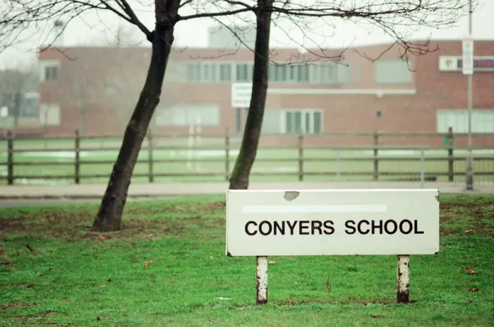 Framed Print : Conyers School, Green Lane, Yarm, Stockton on Tees, 11th January 1997 Framed Print : Conyers School, Green Lane, Yarm, Stockton on Tees, 11th January 1997