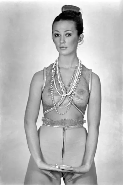 Framed Print : Corolyn Smith in see through dress. December 1969 Z11769-003
