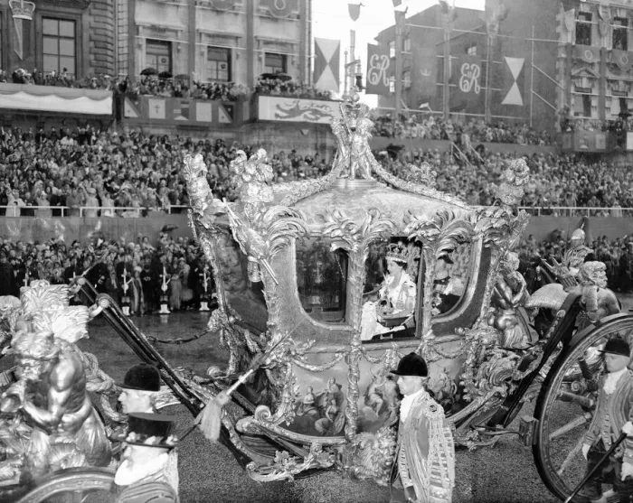 Framed Print : The Coronation of Queen Elizabeth II was the ceremony in which the newly ascended monarch