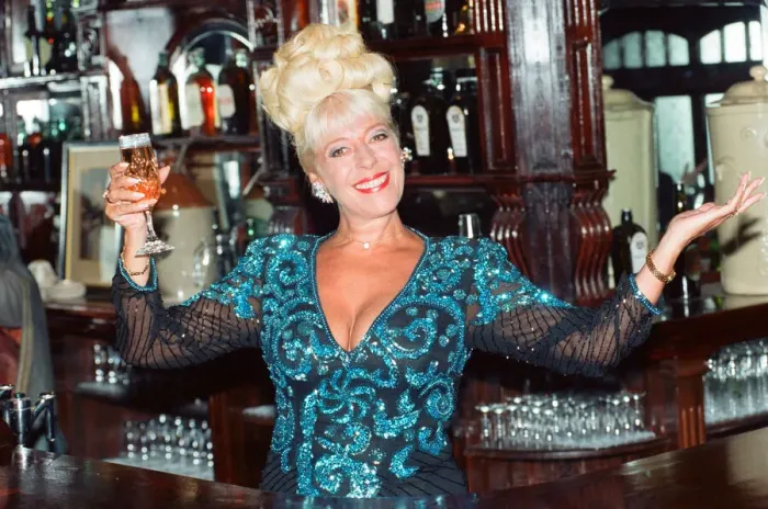 Framed Print : Coronation Streets Julie Goodyear pictured in a pub. 29th May 1994 Framed Print : Coronation Streets Julie Goodyear pictured in a pub. 29th May 1994