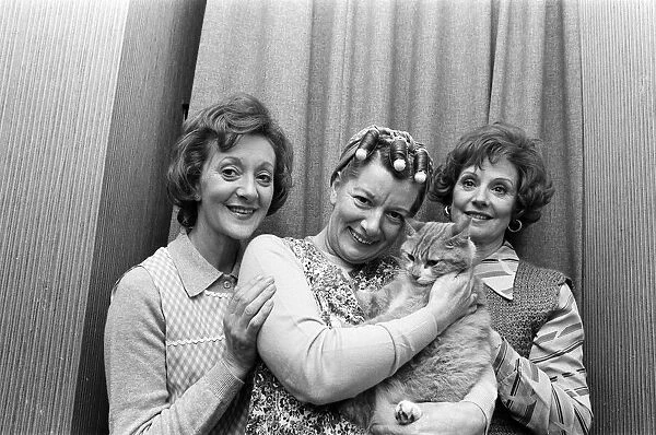 Coronation Streets Thelma Barlow (Mavis Riley), Jean Alexander (Hilda Ogden
