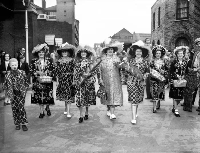 Framed Print : Costers Thanksgiving Service, London, 3rd October 1954