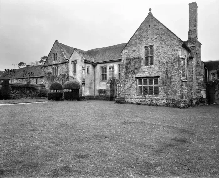 Framed Print : Cothay Manor, near Wellington, Somerset February 1975 75-00699-003 Framed Print : Cothay Manor, near Wellington, Somerset February 1975 75-00699-003