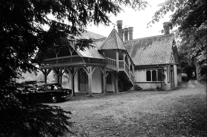 Framed Print : A cottage on the Cliveden Estate, Taplow, Buckinghamshire. 13th June 1963 Framed Print : A cottage on the Cliveden Estate, Taplow, Buckinghamshire. 13th June 1963