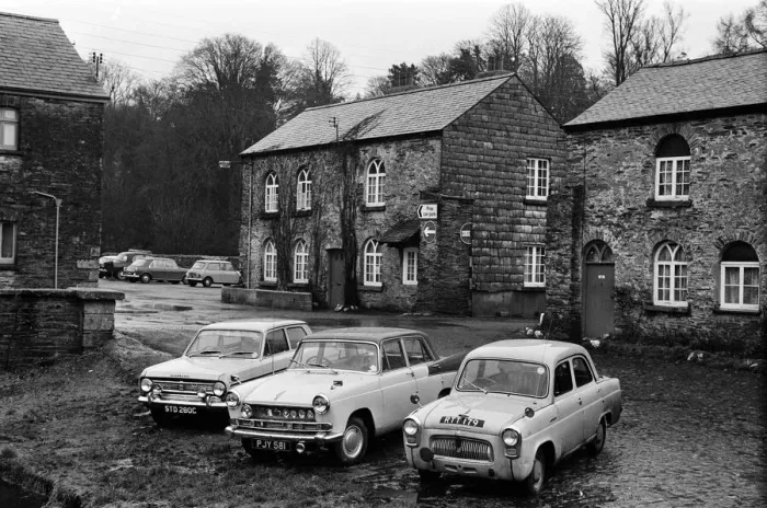 Framed Print : Cottage which is become a public lavatory in Canal Road, Tavistock, Devon. 1970 Framed Print : Cottage which is become a public lavatory in Canal Road, Tavistock, Devon. 1970