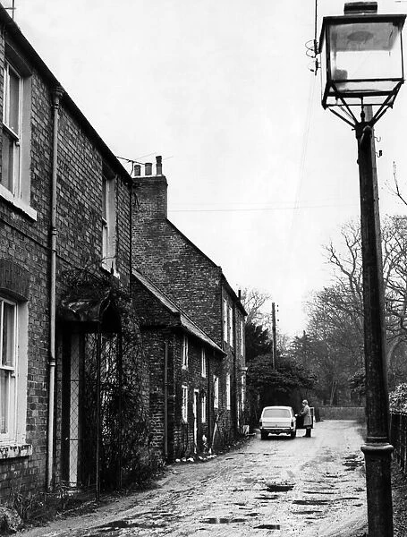 Cottages in Kirkleatham. 9th March 1969