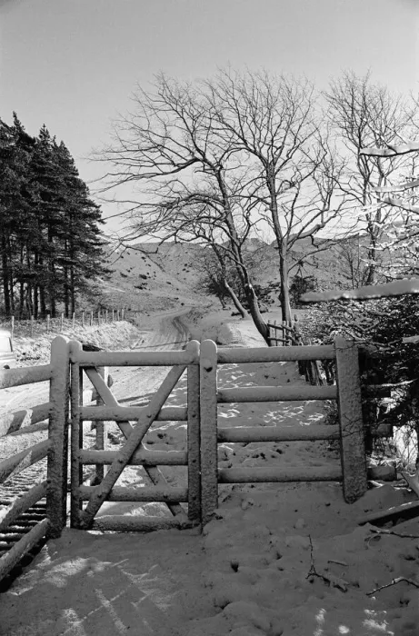 Framed Print : Countryside Scenes, Cleveland, North Yorkshire, 1st February 1980
