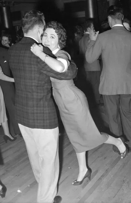 Framed Print : Couples taken part in the Daily Herald dancing feature Framed Print : Couples taken part in the Daily Herald dancing feature