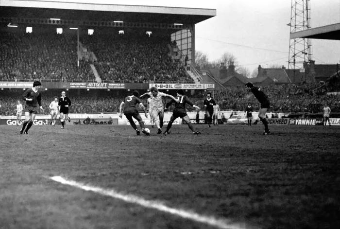 Framed Print : Coventry 1 v. Liverpool 0. Division 1 football January 1980 LF01-07-032 Framed Print : Coventry 1 v. Liverpool 0. Division 1 football January 1980 LF01-07-032