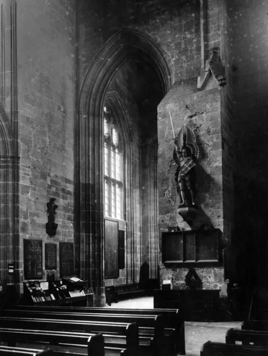 Framed Print : Coventry Cathedral, Cathedral Church of St Michael, before it was damaged during Framed Print : Coventry Cathedral, Cathedral Church of St Michael, before it was damaged during