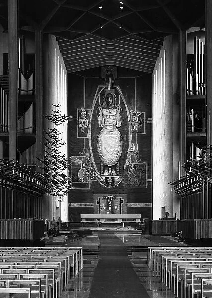 Coventry Cathedral Church of St Michael rebuilt in 1962 after the old Cathedral was