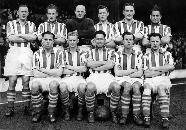 Coventry City A.F.C. 1950. Left To Right. Back Row... Timmins.G. Mason.R.J. Wood. A