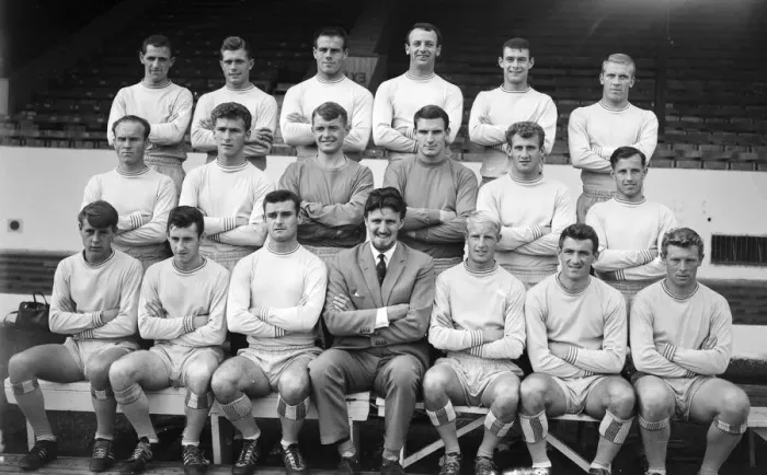 Framed Print : Coventry City FC 1963 / 64. Pre Season Photo-call, August 1963. Jimmy Hill, Manager Framed Print : Coventry City FC 1963 / 64. Pre Season Photo-call, August 1963. Jimmy Hill, Manager