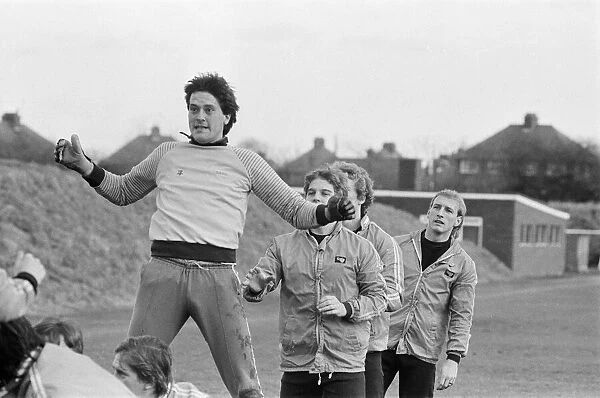 Coventry City Players, pictured during training session ahead of FA Cup Third Round match
