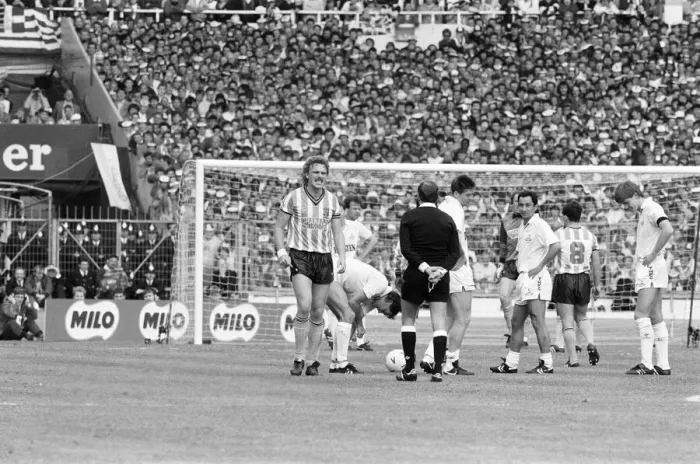 Framed Print : Coventry City v Tottenham Hotspur FA Cup Final at Wemley Stadium, Saturday 16th May 1987