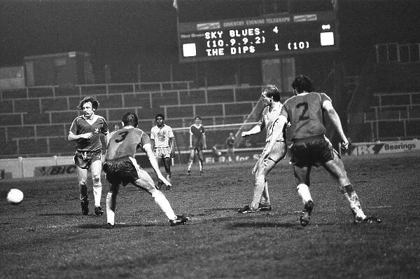 Coventry City v Washington Diplomats, football match at Highfield Road