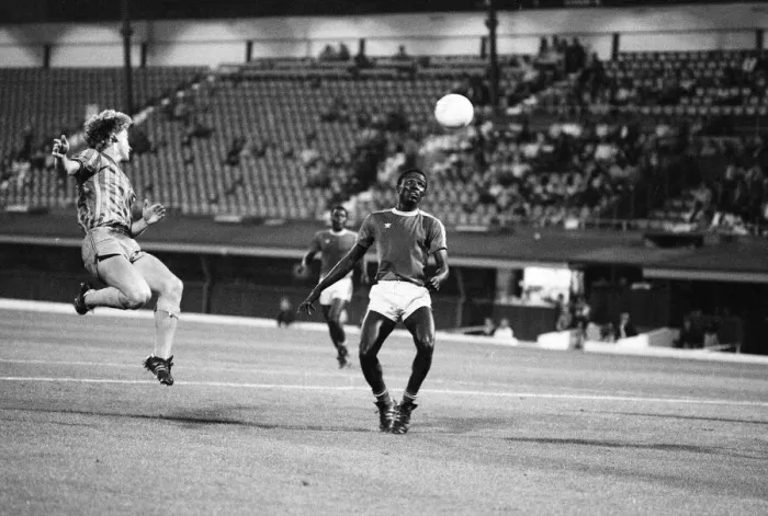 Framed Print : Coventry City v Zimbabwe, Pre Season Friendly at Highfield Road, Friday 19th August 1983