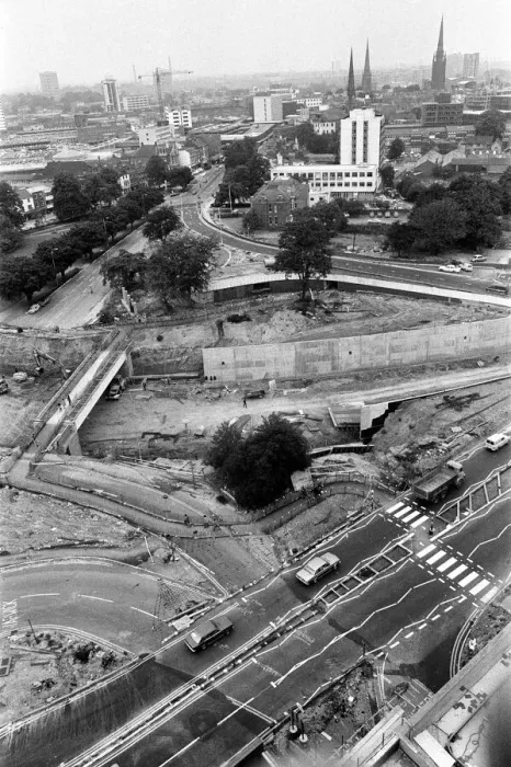 Framed Print : Coventry Ring Road construction, Warwick Road. 29th August 1973 Framed Print : Coventry Ring Road construction, Warwick Road. 29th August 1973