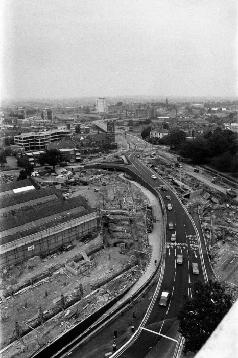 Framed Print : Coventry Ring Road construction, Warwick Road. 29th August 1973 Framed Print : Coventry Ring Road construction, Warwick Road. 29th August 1973