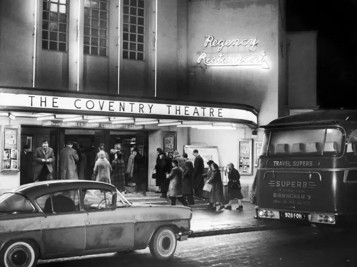 Framed Print : The Coventry Theatre Hales Street, Coventry 28th January 1963