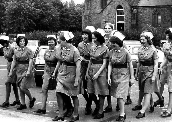 Coventry & Warwickshire hospitals Orthopaedic nurses arriving for their prizegiving