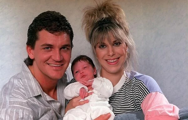 Craig Fairbrass Actor and Family January 1990 A©Mirrorpix