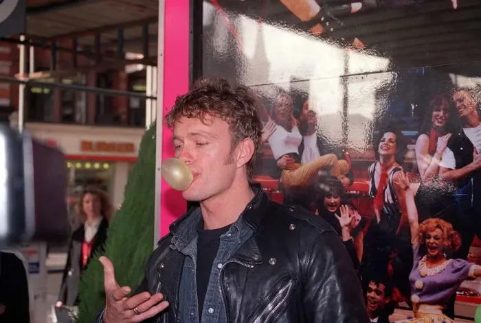 Framed Print : Craig McLachlan Actor star in the musical Grease 1994 Framed Print : Craig McLachlan Actor star in the musical Grease 1994