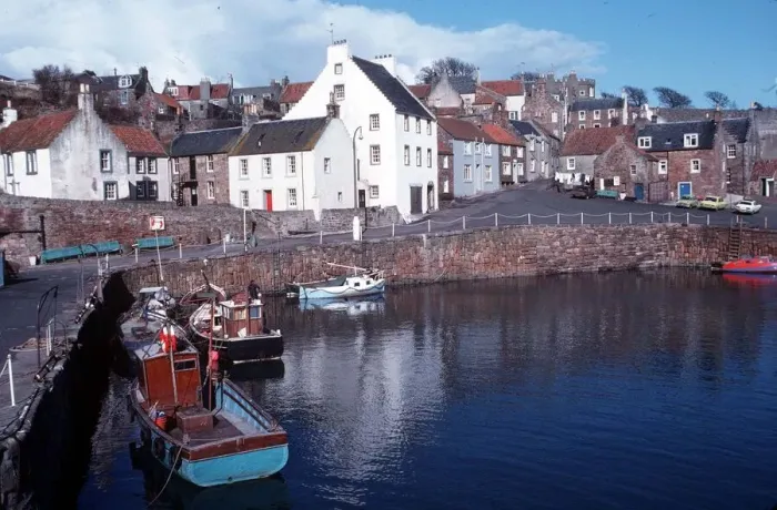 Framed Print : Crail fishing village view of harbour boats Framed Print : Crail fishing village view of harbour boats