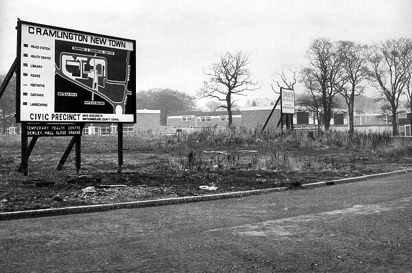 Cramlington New Town. 28th February 1971