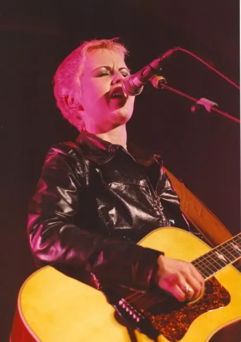 Framed Print : The Cranberries live in concert at the Mayfair in Newcastle 12 October 1994 - singer