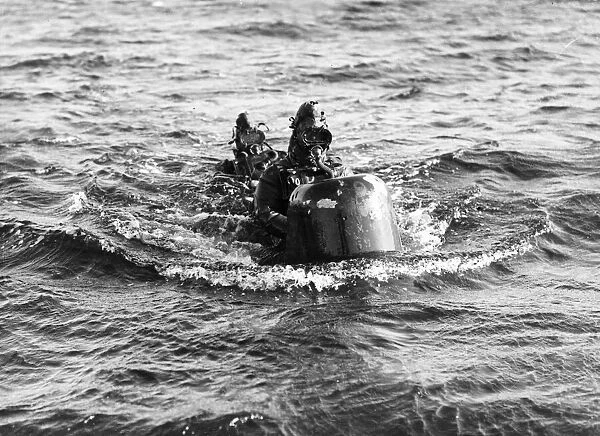 Two crew of Royal Navy Chariot 'human torpedos'