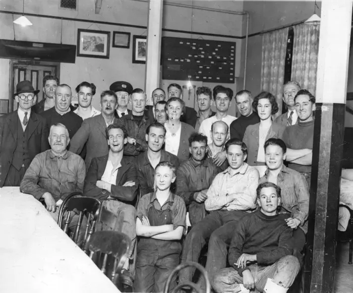Framed Print : The crew of the steamer Lochgoil who were landed at Swansea after the ship had suffered