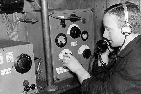 A crewman on board the Sunderland lifeboat. Date taken 22nd October
