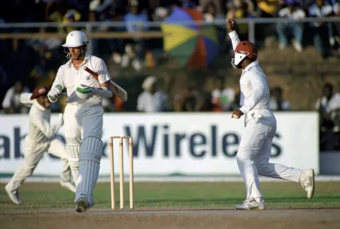 Framed Print : Cricket 1st Test. West Indies v. England. February 1990 90-1173A-089 Framed Print : Cricket 1st Test. West Indies v. England. February 1990 90-1173A-089