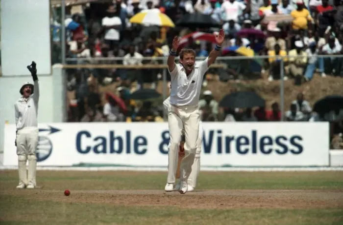 Framed Print : Cricket 1st Test. West Indies v. England. February 1990 90-1173A-122 Framed Print : Cricket 1st Test. West Indies v. England. February 1990 90-1173A-122