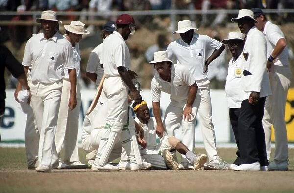 Cricket 1st Test. West Indies v. England. February 1990 90-1173A-062
