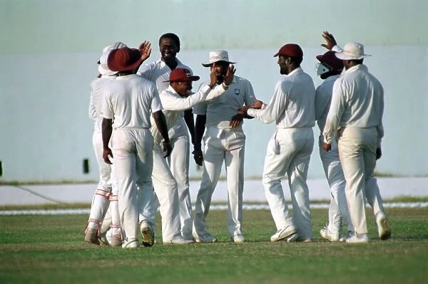 Cricket 1st Test. West Indies v. England. February 1990 90-1173A-087