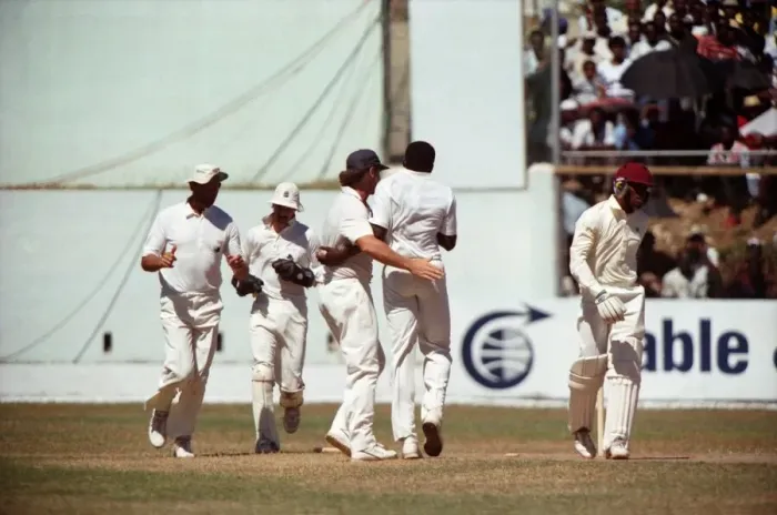 Framed Print : Cricket-3rd One Day International. West Indies v. England Framed Print : Cricket-3rd One Day International. West Indies v. England