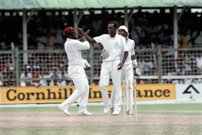 Framed Print : Cricket 5th Test. West Indies v. England. April 1990 90-2286-099 Antigua Recreation Framed Print : Cricket 5th Test. West Indies v. England. April 1990 90-2286-099 Antigua Recreation
