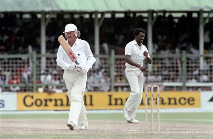 Framed Print : Cricket 5th Test. West Indies v. England. April 1990 90-2286-079 Antigua Recreation Framed Print : Cricket 5th Test. West Indies v. England. April 1990 90-2286-079 Antigua Recreation
