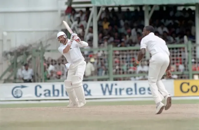 Framed Print : Cricket 5th Test. West Indies v. England. April 1990 90-2286-039 Antigua Recreation Framed Print : Cricket 5th Test. West Indies v. England. April 1990 90-2286-039 Antigua Recreation
