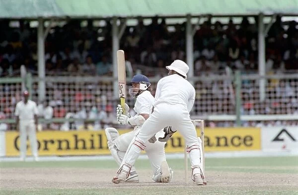 Cricket 5th Test. West Indies v. England. April 1990 90-2286-045 Antigua Recreation