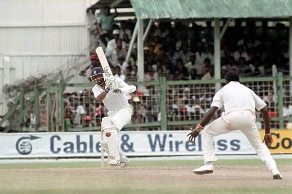 Cricket 5th Test. West Indies v. England. April 1990 90-2286-057 Antigua Recreation